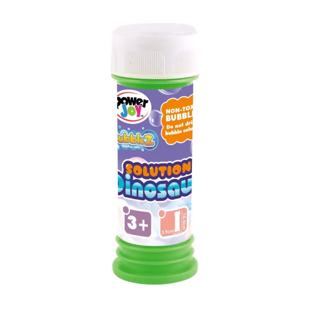 Power Joy Bubble Solution Dinosaur 50ml Cdu24 Woc