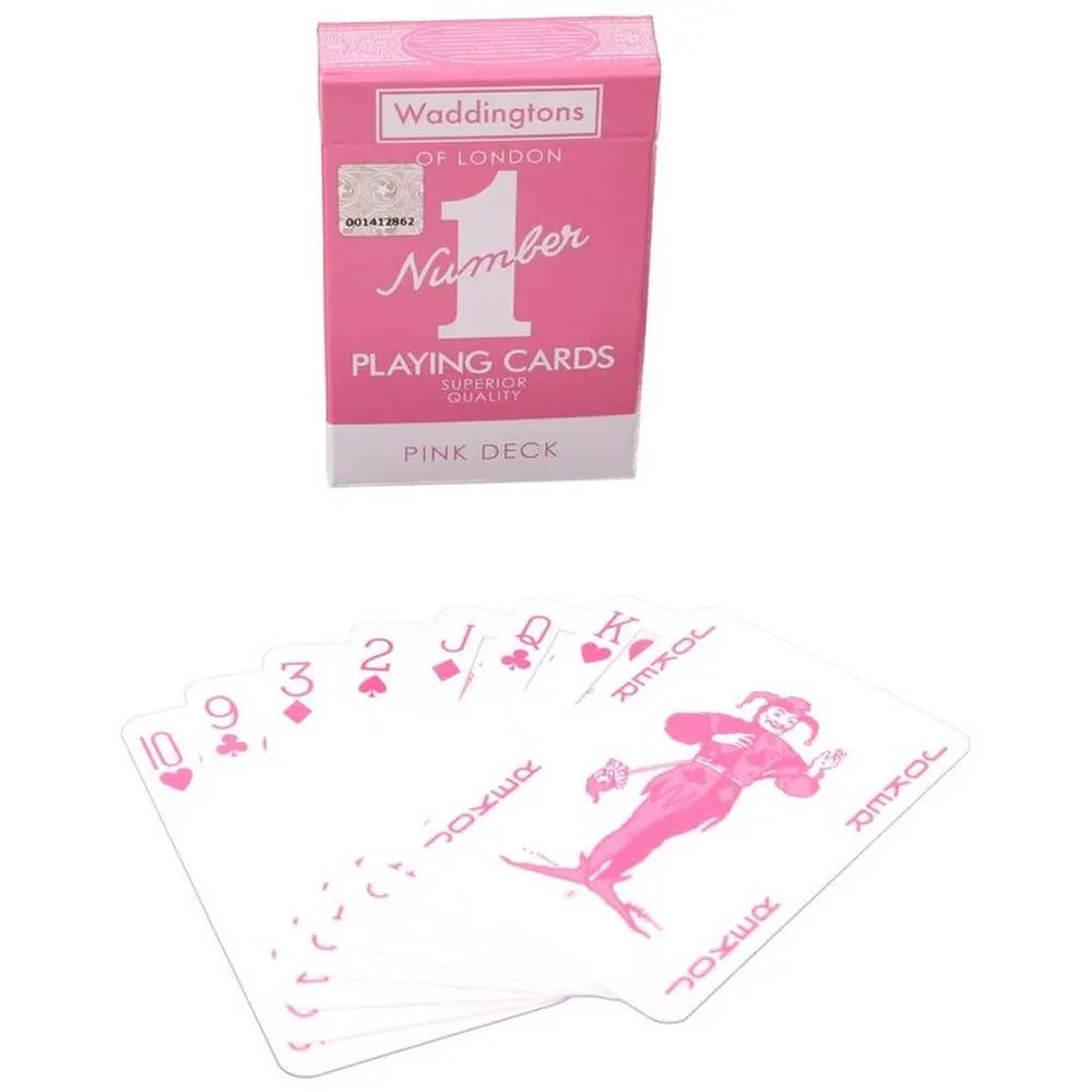 Waddingtons Number 1 Playing Cards Pink