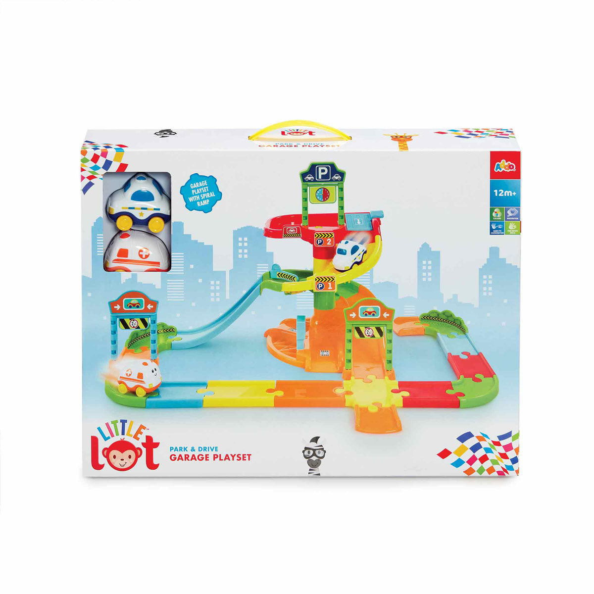 Addo Little Lot Park Drive Garage Playset