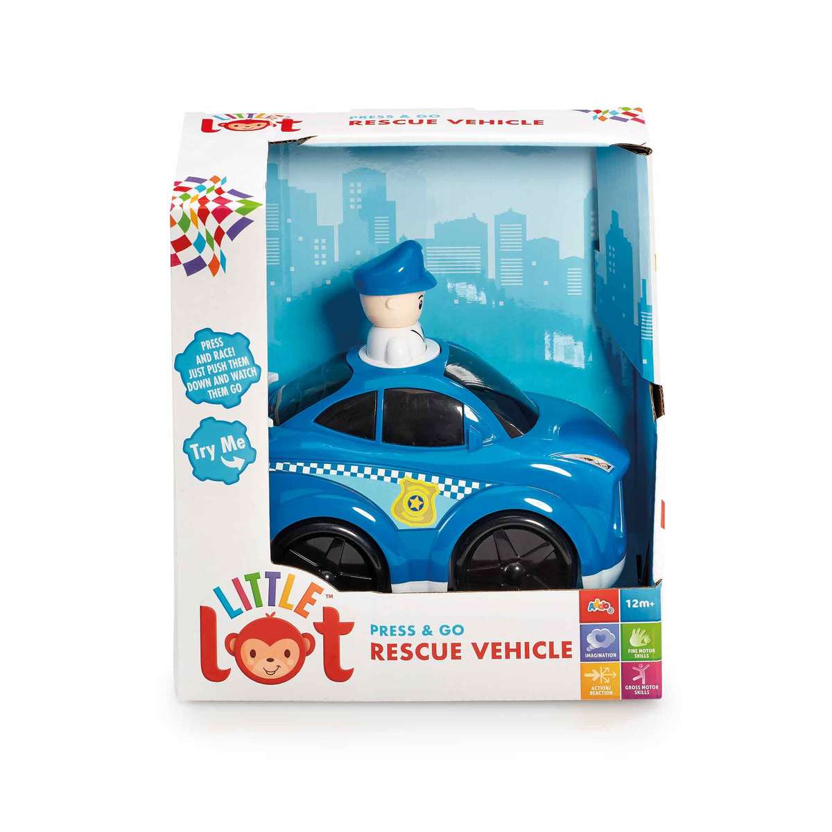 Addo Little Lot Press Go Vehicle Police Car