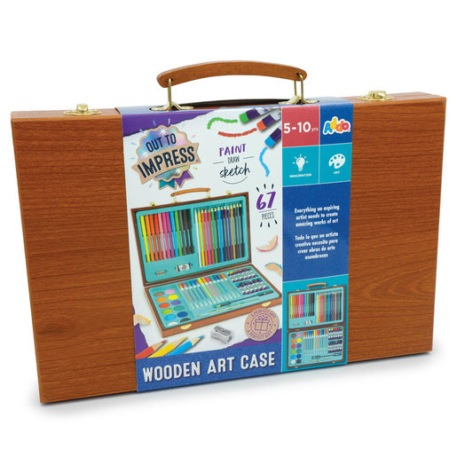Addo Out to Impress Wooden Art Case 76 Pieces
