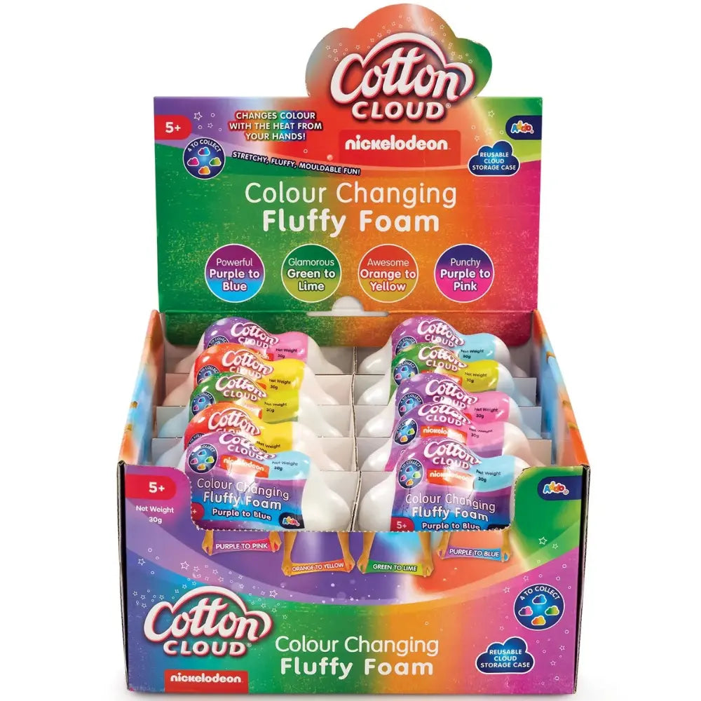 Ready Steady Dough Addo Nickjr Cotton Cloud Colour Changing