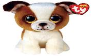 Ty Beanie Boos Hugo Dog Plush 6 Inch – Brown & White