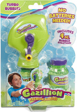 Gazilion Gazillion Turbo Bubbles 4oz Bubble Solution Outdoor Kids Toy Refill Bottle