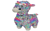 Ty Flippables Lola Rainbow Llama Plush – Medium
