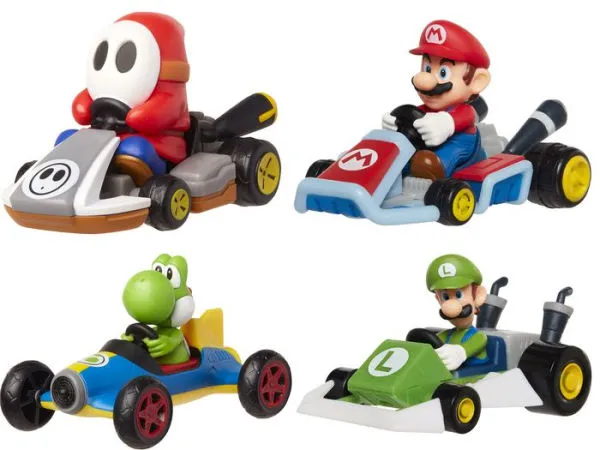 Super Mario 10 32 Kart Racers Wave 5 Assortment Collectible Mini Vehicle Toy Set