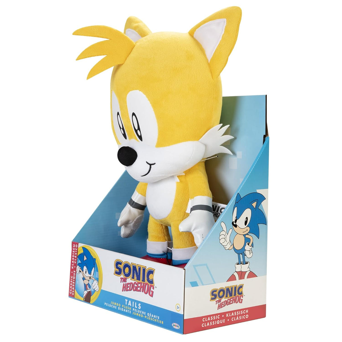 Sonic the Hedgehog Jumbo Tails Plush 20 Inch Soft Toy