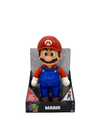 Super Mario Movie 14cm Roto Plush Mario Soft Toy Collectible Character Plush