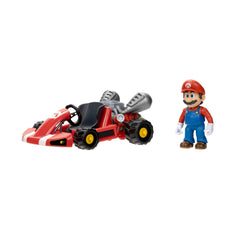 مجموعة Super Mario Movie من مجسمات بحجم 6 سم مع مركبة كارت – تصميمات متنوعة (4 أشكال) – مجموعة سيارات مصغّرة قابلة للجمع – تباع بالقطعة (يتم اختيارها عشوائيًا حسب التوفر)