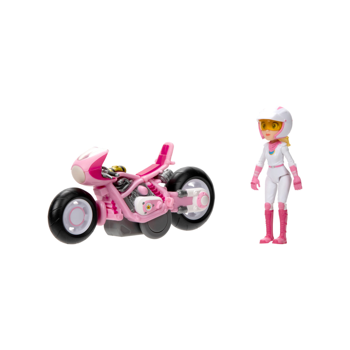 Super Mario Movie 6cm Figure with Kart 4 Assorted Collectible Set Mini Vehicle Pack