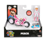 Super Mario Movie 6cm Figure with Kart 4 Assorted Collectible Set Mini Vehicle Pack