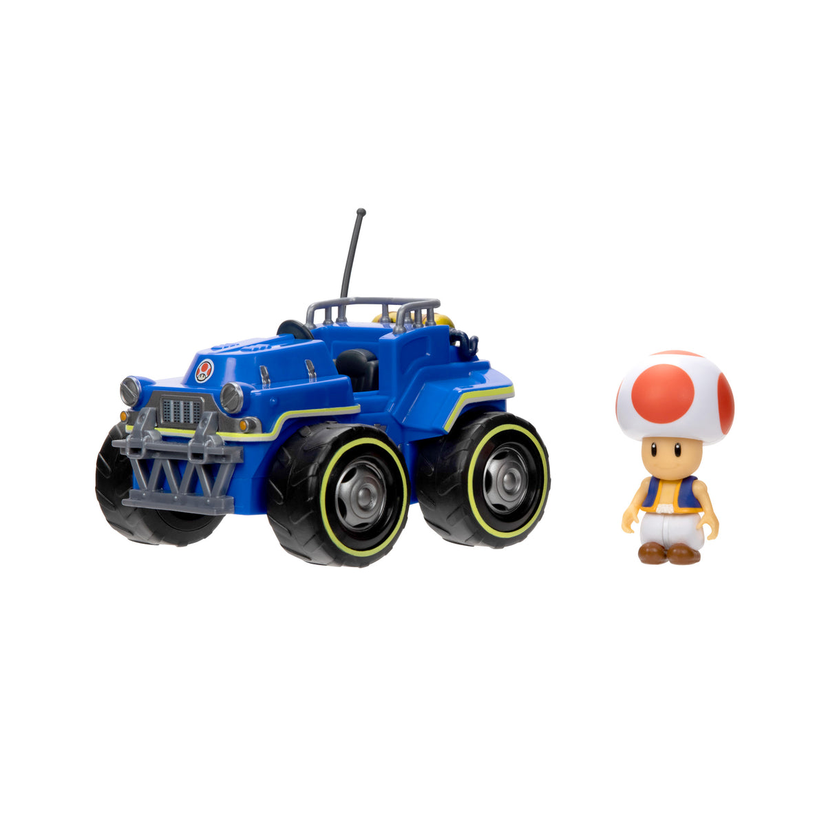 Super Mario Movie 6cm Figure with Kart 4 Assorted Collectible Set Mini Vehicle Pack