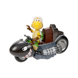 Super Mario Movie 6cm Figure with Kart 4 Assorted Collectible Set Mini Vehicle Pack