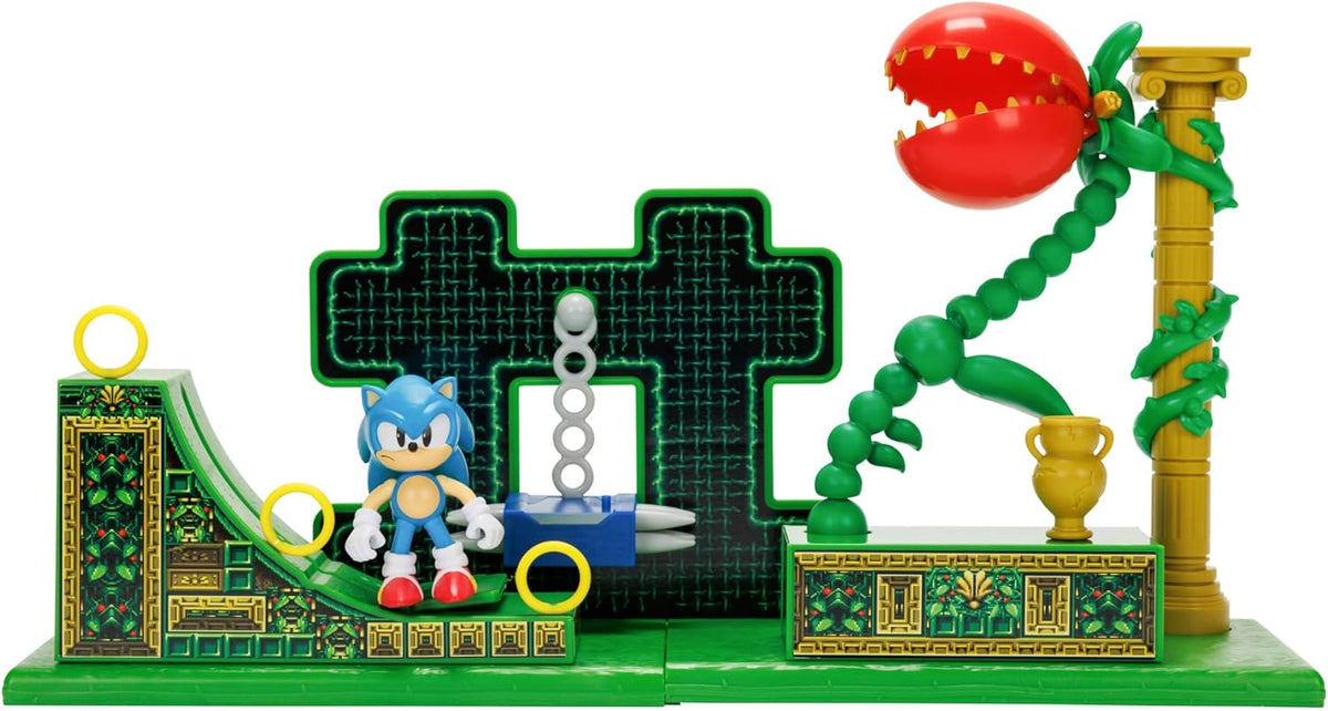 Sonic the Hedgehog Stardust Speedway Zone Playset with Interactive Features