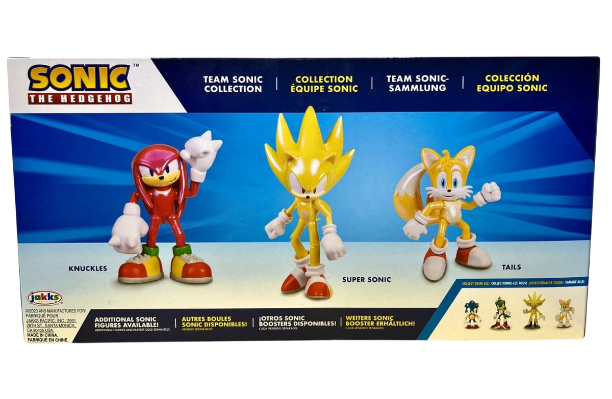 Sonic the Hedgehog Team Sonic Collection 3 Pack 4 Inch Figure Set