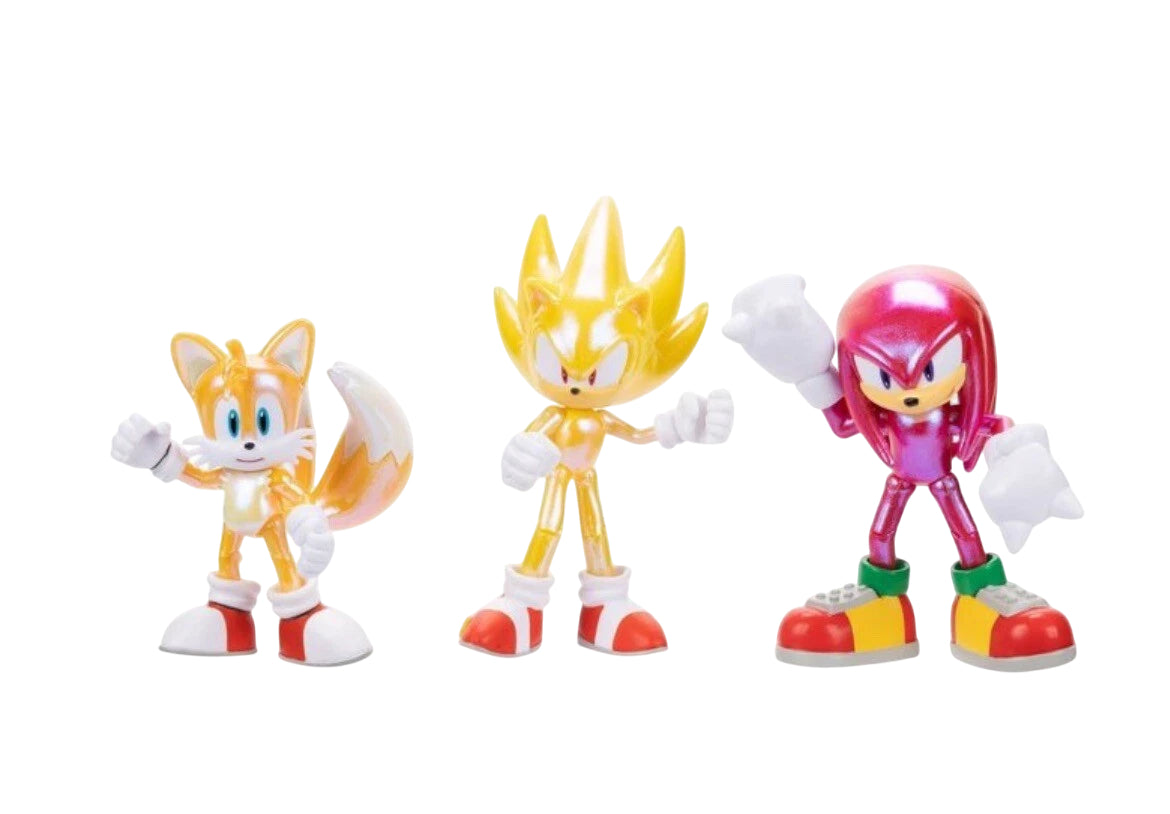 Sonic the Hedgehog Team Sonic Collection 3 Pack 4 Inch Figure Set