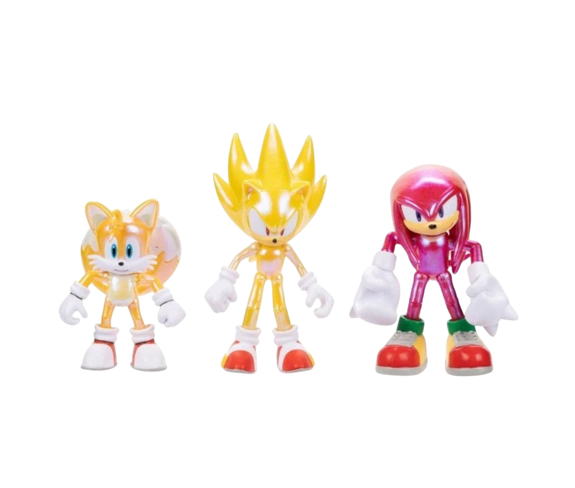 Sonic the Hedgehog Team Sonic Collection 3 Pack 4 Inch Figure Set