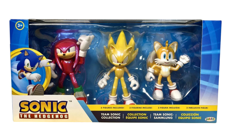 Sonic the Hedgehog Team Sonic Collection 3 Pack 4 Inch Figure Set