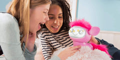 Pooki Eyes White Light-Up Interactive Electronic with Sound Effects Toys for Kids
