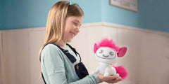 Pooki Eyes White Light-Up Interactive Electronic with Sound Effects Toys for Kids
