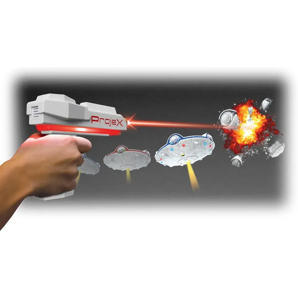 Laser X Projex Projection Game Arcade Animated Battery Operated