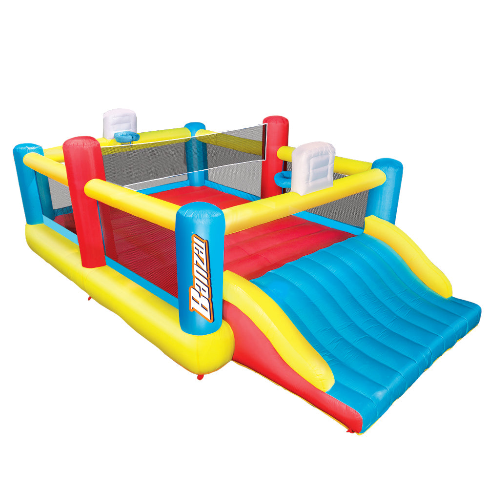 Banzai Sports Zone Inflatable Bounce Arena with Sports Activities