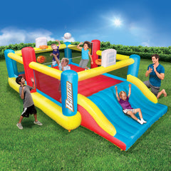Banzai Sports Zone Inflatable Bounce Arena with Sports Activities