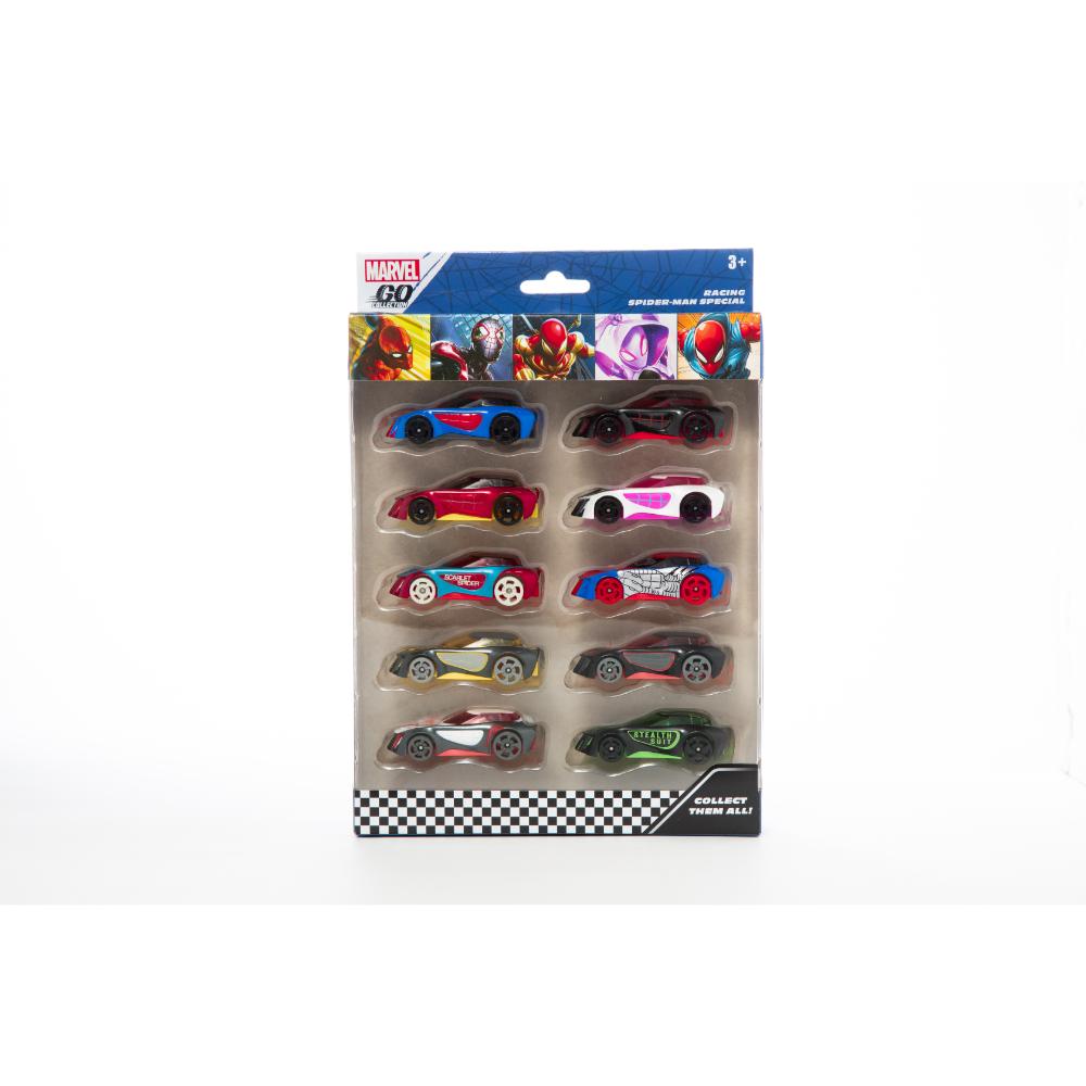 Marvel GO Racing W4 10 Pack 3 Inch