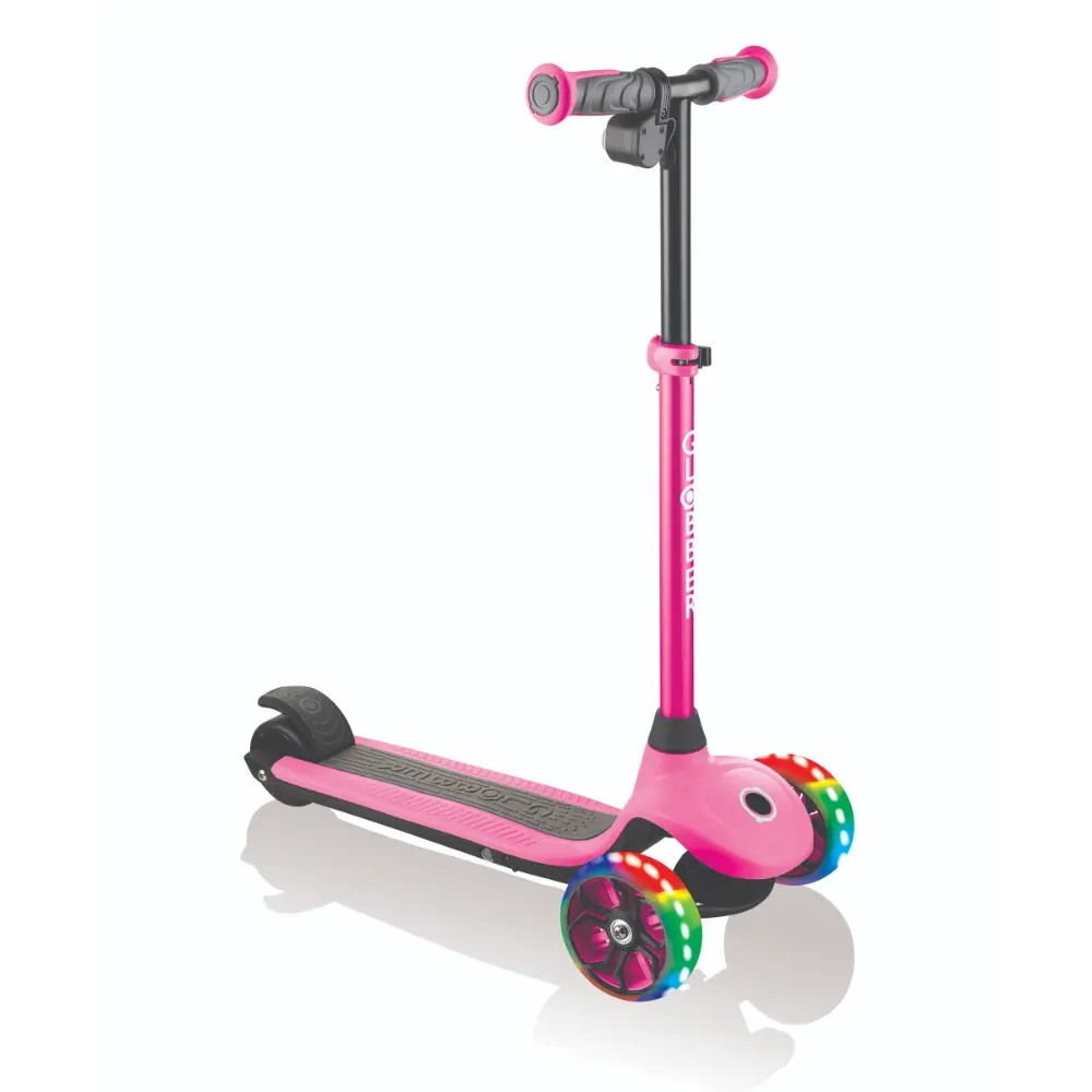 Globber Electric 1K E-Motion 4 Pink Scooter Rechargeable Ride-On for Kids