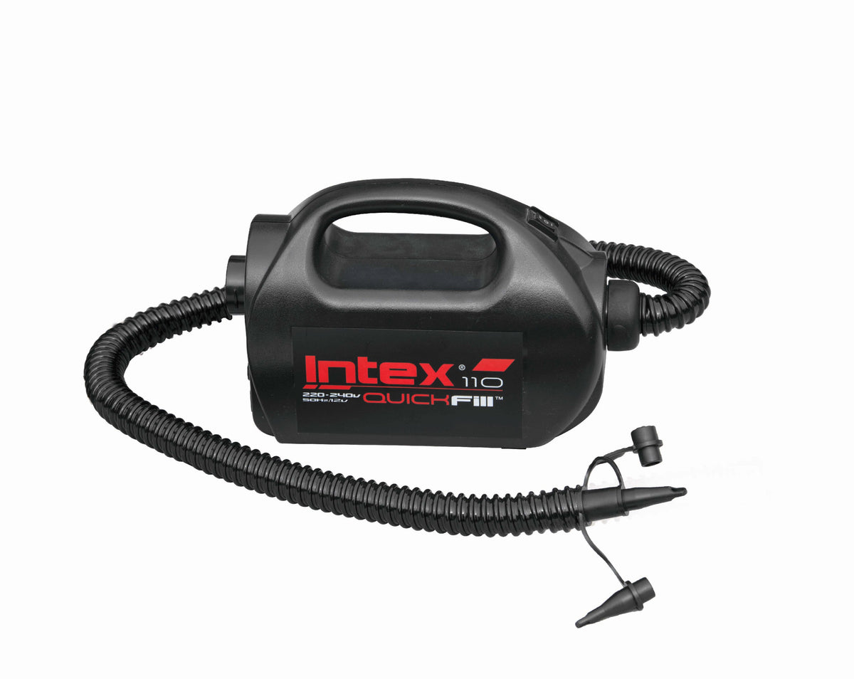 Intex Quick Fill Electric Pump Portable Air Inflator for Pools & Mattresses