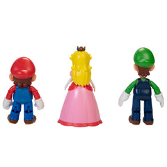 Super Mario Mushroom Kingdom 3-pieces 10cm Character Figures for Kids & Collectors
