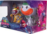 Super Mario Movie 2 Bowser Jr Figure with Car Vehicle Playset Collectible Toy Set