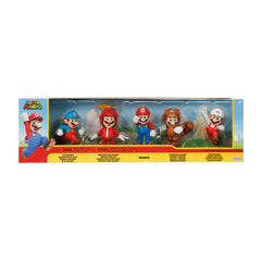 Super Mario Action Figures Characters Collectible Toy Set 5-pieces 2.5 Inch