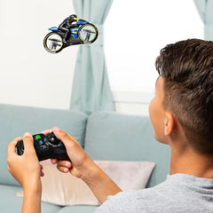 Air Hogs Remote Control Flight Rider Stunt Motorcycle Toys for Kids