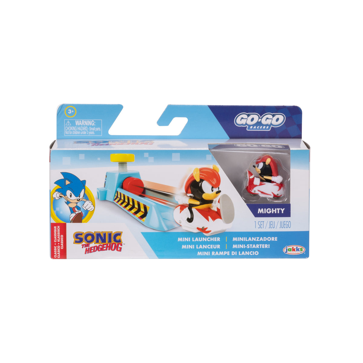 Sonic Gogo Racers Mini Launchers Wave 2 Assortment Collectible Toy Car Launcher Set