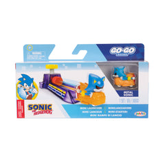 مجموعة ألعاب Sonic GoGo Racers Mini Launchers Wave 2 Assortment لسيارات الإطلاق القابلة للجمع