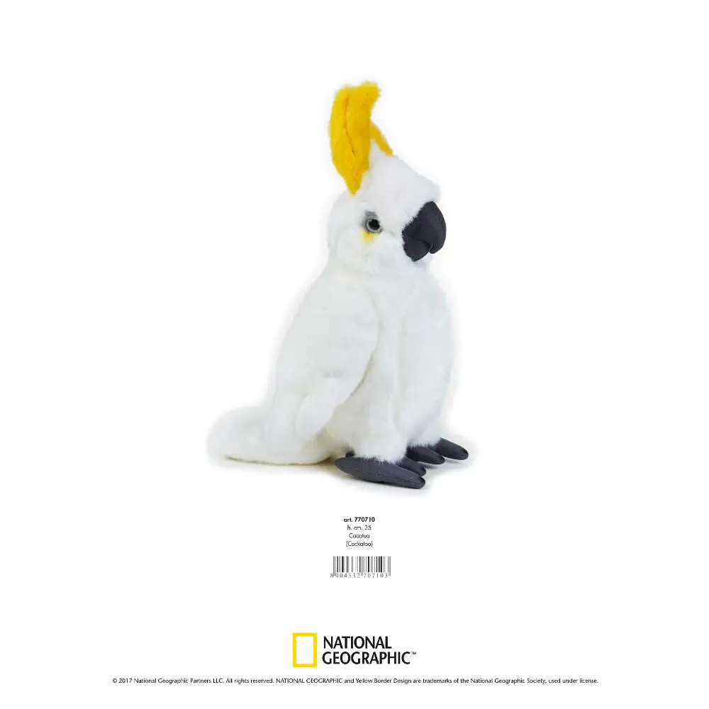 Natgeo Plush Premium Cockatoo 10 Inch