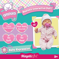 Baby Amoura Real Doll 16-inches