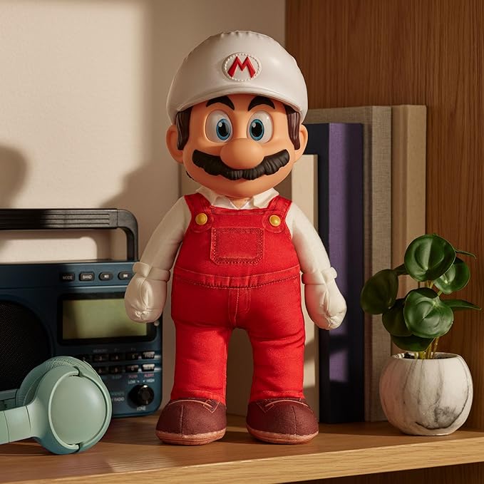 Super Mario Movie 2 Mario Roto Plush 15cm Soft Toy Collectible Character Plush Figure