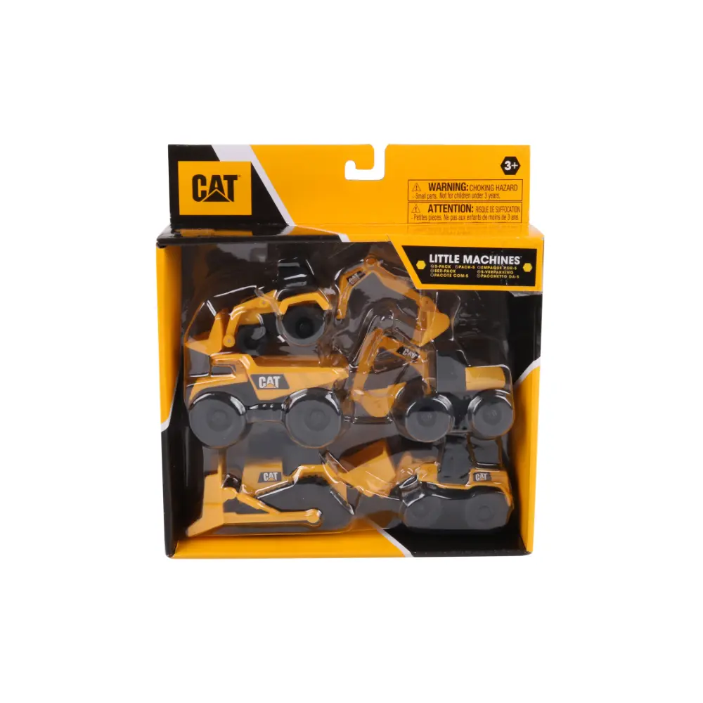 Cat Mini Machines Free Wheel Value 3 Inches 5 Pack