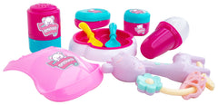 Baby Amoura Deluxe Set 14 Inch Doll Playset with Stroller and Bed with Accessories S1