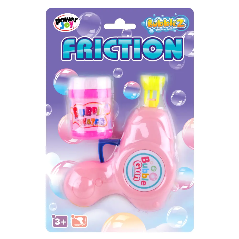 Power Joy Bubble Friction Mini Gun Assortment