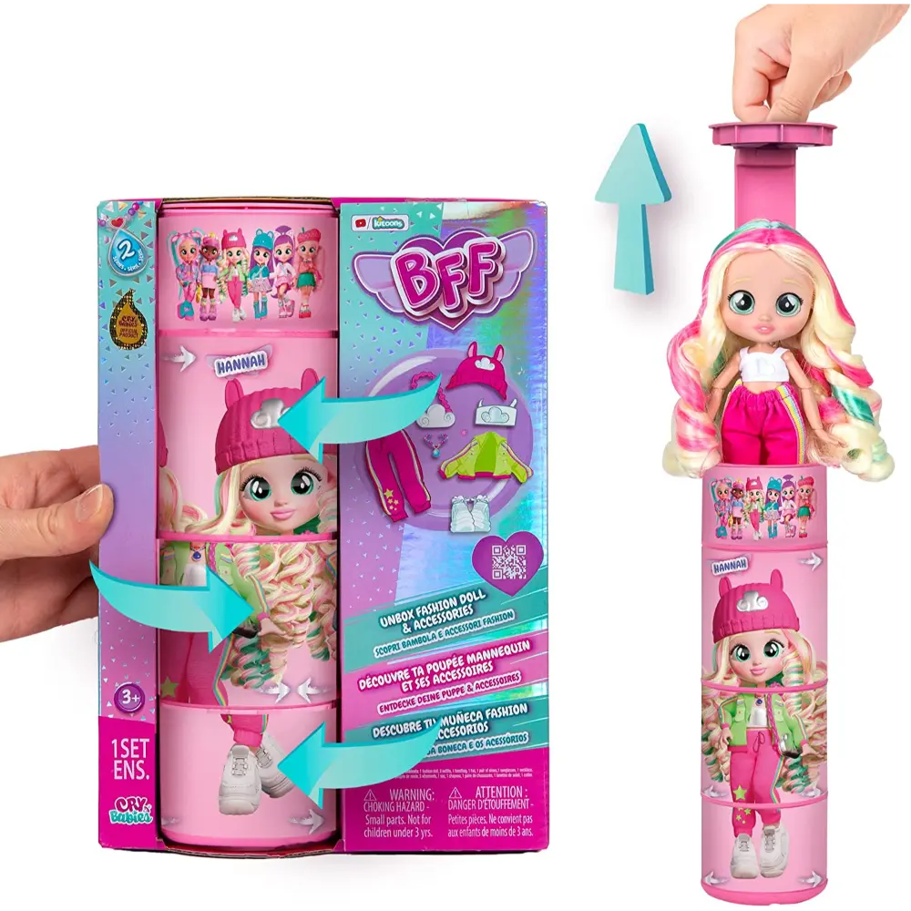 Cry Babies Bff Doll Hanna 8 Inch