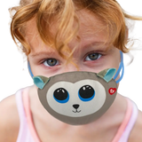TY Mask Husky Slush Gray Woc