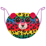 TY Beanie Boo Mask Leopard Dotty Multicolor Plush Face Mask Toy