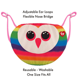 TY Mask Owl Owen Multicolor