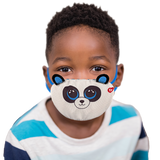 TY Beanie Boo Mask Panda Bamboo White and Black Plush Face Mask Toy