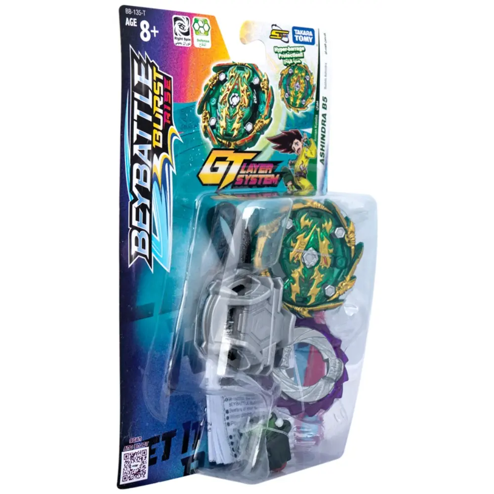 Takara Tomy Beyblade Beybattle Burst Bushin Ashindra B5