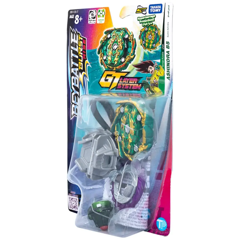 Takara Tomy Beyblade Beybattle Burst Bushin Ashindra B5