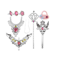 Power Joy Glam Glam Princess Jewelry Gift Box Dress-Up Accessories Role Play Set Gift for Kids